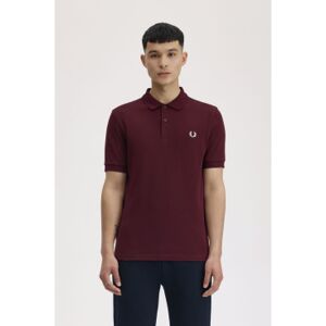 Fred Perry für Herren. M6000 Einfarbig kastanienbraunes Poloshirt (L), Lässig, Baumwolle, Kurzarm Fred Perry für Herren. M6000 Einfarbig kastanienbraunes Poloshirt (L), Lässig, Baumwolle, Kurzarm