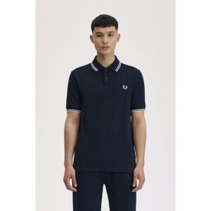 Fred Perry für Herren. M3600 Polo Twin Tipped navy (S), Lässig, Baumwolle, Kurzarm, Marine Fred Perry für Herren. M3600 Polo Twin Tipped navy (S), Lässig, Baumwolle, Kurzarm, Marine