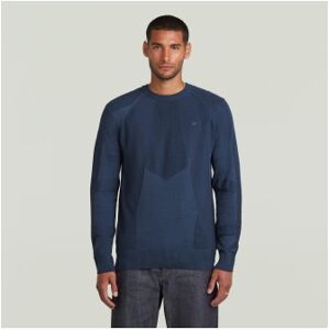 G-Star für Herren. D26777-C259-H737 3D Biker Sweatshirt gerippt blau (XXL), Lässig, Acryl, Bio-Baumwolle, Nachhaltig G-Star für Herren. D26777-C259-H737 3D Biker Sweatshirt gerippt blau (XXL), Lässig, Acryl, Bio-Baumwolle, Nachhaltig