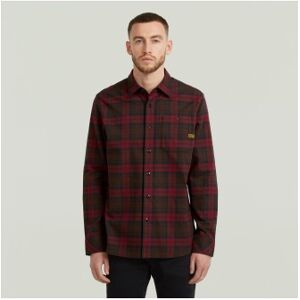 G-Star für Herren. D23553-D748-H521 Hemd Bristum 2.0 Slim rot (XXL), Lässig, Baumwolle, Langarm G-Star für Herren. D23553-D748-H521 Hemd Bristum 2.0 Slim rot (XXL), Lässig, Baumwolle, Langarm
