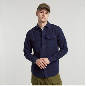 G-Star für Herren. D24963-D454-B597 Marine Slim Hemd navy (M), Lässig, Baumwolle, Langarm G-Star für Herren. D24963-D454-B597 Marine Slim Hemd navy (M), Lässig, Baumwolle, Langarm