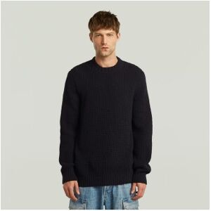 G-Star für Herren. D23536-D170-6484 Chunky Pullover schwarz (XL), Lässig, Wolle G-Star für Herren. D23536-D170-6484 Chunky Pullover schwarz (XL), Lässig, Wolle