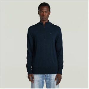 G-Star für Herren. D27710-B692-C742 Premium Core Half Zip Pullover navy (XS), Lässig, Wolle, Marine G-Star für Herren. D27710-B692-C742 Premium Core Half Zip Pullover navy (XS), Lässig, Wolle, Marine
