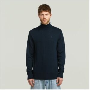 G-Star für Herren. D27706-B692-C742 Premium Turtle navy Pullover (XS), Lässig, Wolle, Marine G-Star für Herren. D27706-B692-C742 Premium Turtle navy Pullover (XS), Lässig, Wolle, Marine