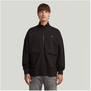 G-Star für Herren. D27078-E209-6484 Rovic Full Zip Lose Sweatshirt schwarz (S), Lässig, Bio-Baumwolle, Nachhaltig G-Star für Herren. D27078-E209-6484 Rovic Full Zip Lose Sweatshirt schwarz (S), Lässig, Bio-Baumwolle, Nachhaltig