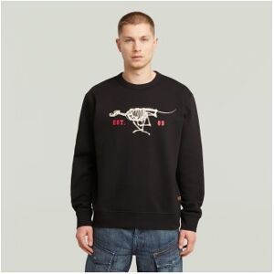 G-Star für Herren. D27095-D733-6484 Sweatshirt Running Dog schwarz (S), Lässig, Bio-Baumwolle, Nachhaltig G-Star für Herren. D27095-D733-6484 Sweatshirt Running Dog schwarz (S), Lässig, Bio-Baumwolle, Nachhaltig