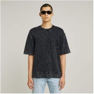 G-Star für Herren. D26285-D575-H224 Acid Wash Loose T-shirt schwarz (XS), Lässig, Kurzarm, Bio-Baumwolle, Nachhaltig G-Star für Herren. D26285-D575-H224 Acid Wash Loose T-shirt schwarz (XS), Lässig, Kurzarm, Bio-Baumwolle, Nachhaltig