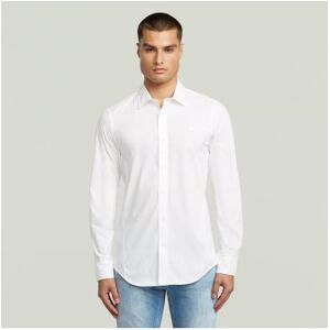 G-Star für Herren. D25176-D321-110 Uniform Slim Hemd weiß (M), Lässig, Langarm, Bio-Baumwolle, Nachhaltig G-Star für Herren. D25176-D321-110 Uniform Slim Hemd weiß (M), Lässig, Langarm, Bio-Baumwolle, Nachhaltig