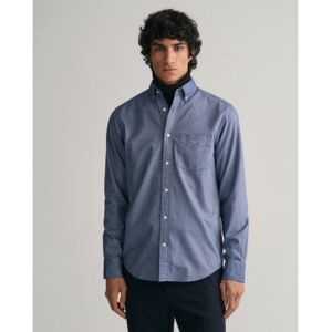Gant für Herren. 3000200 Regular Fit Oxford Hemd blau (M), Lässig, Baumwolle, Klassisch, Langarm Gant für Herren. 3000200 Regular Fit Oxford Hemd blau (M), Lässig, Baumwolle, Klassisch, Langarm