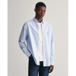 Gant für Herren. 3000200 Regular Fit Oxford Hemd blau (M), Lässig, Baumwolle, Klassisch, Langarm Gant für Herren. 3000200 Regular Fit Oxford Hemd blau (M), Lässig, Baumwolle, Klassisch, Langarm