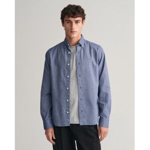 Gant für Herren. 3000202 Slim Fit Oxford Hemd blau (L), Lässig, Baumwolle, Klassisch, Langarm Gant für Herren. 3000202 Slim Fit Oxford Hemd blau (L), Lässig, Baumwolle, Klassisch, Langarm