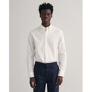 Gant für Herren. 3000300 Pinpoint Oxford Regular Fit Hemd weiß (XS), Lässig, Baumwolle, Langarm Gant für Herren. 3000300 Pinpoint Oxford Regular Fit Hemd weiß (XS), Lässig, Baumwolle, Langarm