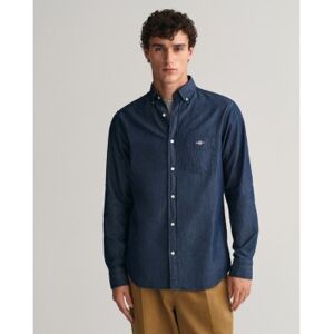 Gant für Herren. 3000400 Hemd Regular Fit navy (4XL), Lässig, Baumwolle, Klassisch, Langarm, Marine Gant für Herren. 3000400 Hemd Regular Fit navy (4XL), Lässig, Baumwolle, Klassisch, Langarm, Marine