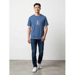 Gant für Herren. 2003425 Grafik-T-Shirt blau (S), Lässig, Baumwolle, Kurzarm Gant für Herren. 2003425 Grafik-T-Shirt blau (S), Lässig, Baumwolle, Kurzarm