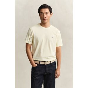 Gant für Herren. 2003184 T-shirt Regular Fit Schild gelb (M), Lässig, Baumwolle, Kurzarm Gant für Herren. 2003184 T-shirt Regular Fit Schild gelb (M), Lässig, Baumwolle, Kurzarm