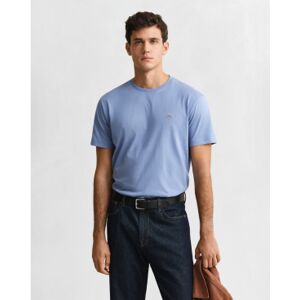 Gant für Herren. 2003184 T-shirt Regular Fit Schild blau (M), Lässig, Baumwolle, Kurzarm Gant für Herren. 2003184 T-shirt Regular Fit Schild blau (M), Lässig, Baumwolle, Kurzarm