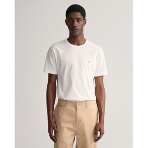 Gant für Herren. 2003184 T-shirt Regular Fit Shield weiß (XXL), Lässig, Baumwolle, Kurzarm, Nachhaltig Gant für Herren. 2003184 T-shirt Regular Fit Shield weiß (XXL), Lässig, Baumwolle, Kurzarm, Nachhaltig