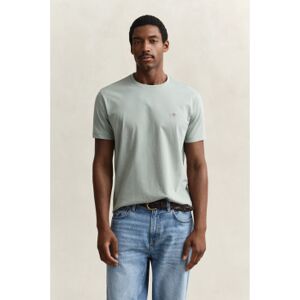 Gant für Herren. 2003184 T-shirt Regular Fit Shield grau-grün (L), Lässig, Baumwolle, Kurzarm Gant für Herren. 2003184 T-shirt Regular Fit Shield grau-grün (L), Lässig, Baumwolle, Kurzarm