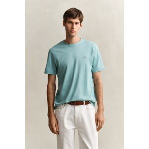 Gant für Herren. 2003184 Regular Fit Schild-T-Shirt türkis (M), Lässig, Baumwolle, Kurzarm Gant für Herren. 2003184 Regular Fit Schild-T-Shirt türkis (M), Lässig, Baumwolle, Kurzarm