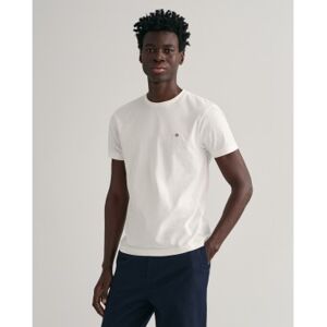 Gant für Herren. 2003185 Slim Fit Shield T-Shirt weiß (XXL), Lässig, Baumwolle, Kurzarm Gant für Herren. 2003185 Slim Fit Shield T-Shirt weiß (XXL), Lässig, Baumwolle, Kurzarm