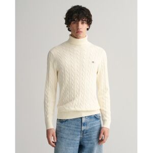 Gant für Herren. 8050607 Beigefarbener Strickpullover mit Achten (XL), Lässig, Baumwolle Gant für Herren. 8050607 Beigefarbener Strickpullover mit Achten (XL), Lässig, Baumwolle