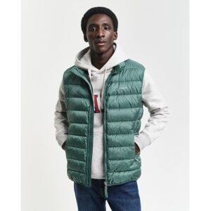 Gant für Herren. 7006299 Leichte Daunenweste grün (M), Lässig, Recyceltes Polyester, Nachhaltig Gant für Herren. 7006299 Leichte Daunenweste grün (M), Lässig, Recyceltes Polyester, Nachhaltig