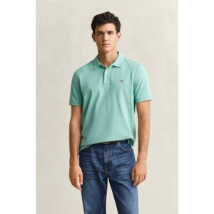 Gant für Herren. 2210 Polo Regular Fit türkis (L), Lässig, Kurzarm, Bio-Baumwolle, Nachhaltig Gant für Herren. 2210 Polo Regular Fit türkis (L), Lässig, Kurzarm, Bio-Baumwolle, Nachhaltig