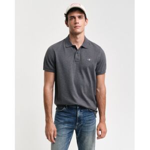 Gant für Herren. 2210 Piqué-Poloshirt Regular Fit Shield grau (S), Lässig, Baumwolle, Kurzarm Gant für Herren. 2210 Piqué-Poloshirt Regular Fit Shield grau (S), Lässig, Baumwolle, Kurzarm