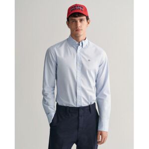Gant für Herren. 3000132 Hemd Slim Fit Streifen Popeline hellblau (L), Lässig, Baumwolle, Klassisch, Langarm Gant für Herren. 3000132 Hemd Slim Fit Streifen Popeline hellblau (L), Lässig, Baumwolle, Klassisch, Langarm