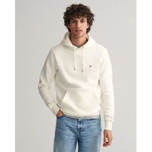 Gant für Herren. 2007058 Shield Kapuzenpullover off-white (M), Weiß, Lässig, Baumwolle, Nachhaltig Gant für Herren. 2007058 Shield Kapuzenpullover off-white (M), Weiß, Lässig, Baumwolle, Nachhaltig