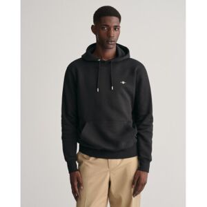 Gant für Herren. 2007058 Sweatshirt mit Kapuze und schwarzem Schild (S), Lässig, Baumwolle, Langarm Gant für Herren. 2007058 Sweatshirt mit Kapuze und schwarzem Schild (S), Lässig, Baumwolle, Langarm