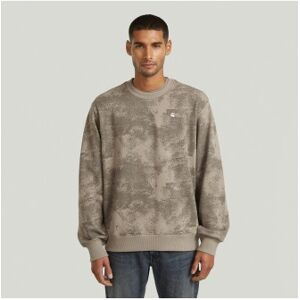 G-Star für Herren. D29294-E209-J183 Allover Print Sweatshirt khaki (M), Braun, Lässig, Grün, Baumwolle G-Star für Herren. D29294-E209-J183 Allover Print Sweatshirt khaki (M), Braun, Lässig, Grün, Baumwolle