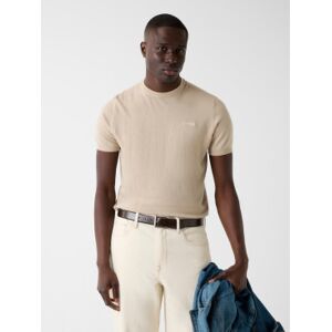 Guess für Herren. M6GR03Z0556 Beigefarbenes Logo-T-Shirt (S), Lässig, Baumwolle Guess für Herren. M6GR03Z0556 Beigefarbenes Logo-T-Shirt (S), Lässig, Baumwolle