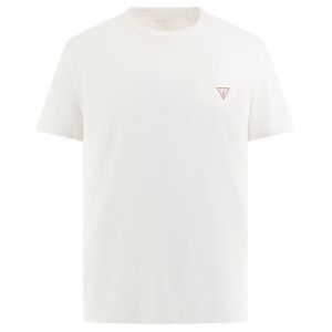 Guess für Herren. M2YI36I3Z14 T-shirt logo dreieck klein weiß (L), Lässig, Baumwolle, Kurzarm Guess für Herren. M2YI36I3Z14 T-shirt logo dreieck klein weiß (L), Lässig, Baumwolle, Kurzarm
