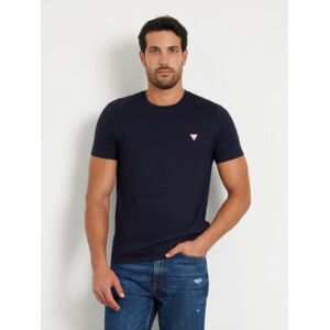 Guess für Herren. M2YI36I3Z14 T-shirt logo dreieck klein navy (M), Lässig, Baumwolle, Kurzarm, Marine Guess für Herren. M2YI36I3Z14 T-shirt logo dreieck klein navy (M), Lässig, Baumwolle, Kurzarm, Marine