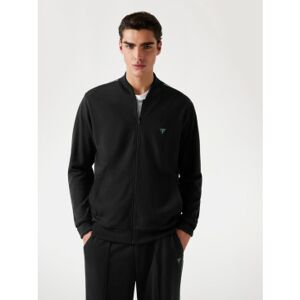 Guess für Herren. M5YQ04KCBR2 Sweatshirt Monaco Ponte schwarz (M), Lässig, Viskose Guess für Herren. M5YQ04KCBR2 Sweatshirt Monaco Ponte schwarz (M), Lässig, Viskose