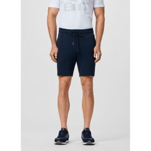 Hackett London für Herren. HM5800086 Fleeceshorts mit marineblauem Logo (M), Lässig, Baumwolle Hackett London für Herren. HM5800086 Fleeceshorts mit marineblauem Logo (M), Lässig, Baumwolle