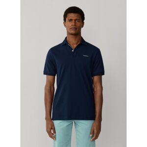 Hackett London für Herren. HM5600146 Poloshirt mit Strandbesatz Passform classic navy (XXL), Lässig, Baumwolle, Kurzarm, Marine Hackett London für Herren. HM5600146 Poloshirt mit Strandbesatz Passform classic navy (XXL), Lässig, Baumwolle, Kurzarm, Marine