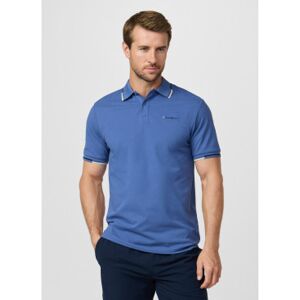 Hackett London für Herren. HM5600144 Kurzarm-Poloshirt mit klassischer Passform, blau (M), Lässig, Baumwolle Hackett London für Herren. HM5600144 Kurzarm-Poloshirt mit klassischer Passform, blau (M), Lässig, Baumwolle