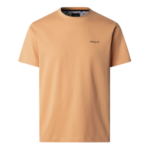 Hackett London für Herren. HM5000092 Insel-T-Shirt orange (XL), Lässig, Baumwolle, Kurzarm Hackett London für Herren. HM5000092 Insel-T-Shirt orange (XL), Lässig, Baumwolle, Kurzarm