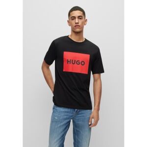 HUGO für Herren. 50467952 T-shirt Dulive schwarz (M), Lässig, Baumwolle, Kurzarm, Nachhaltig HUGO für Herren. 50467952 T-shirt Dulive schwarz (M), Lässig, Baumwolle, Kurzarm, Nachhaltig