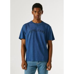 Pepe Jeans für Herren. PM5010295 Gio navy T-Shirt (L), Blau, Lässig, Baumwolle, Kurzarm, Marine Pepe Jeans für Herren. PM5010295 Gio navy T-Shirt (L), Blau, Lässig, Baumwolle, Kurzarm, Marine