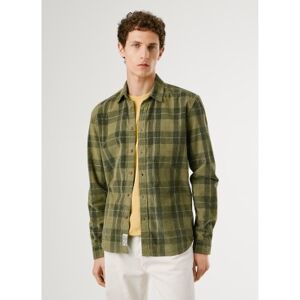 Pepe Jeans für Herren. PM3090833 Nachlaufhemd grün (L), Lässig, Baumwolle, Langarm Pepe Jeans für Herren. PM3090833 Nachlaufhemd grün (L), Lässig, Baumwolle, Langarm