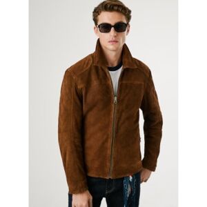 Pepe Jeans für Herren. PM4027183 Braune Jax Jacke (M), Lässig, Wildleder Pepe Jeans für Herren. PM4027183 Braune Jax Jacke (M), Lässig, Wildleder
