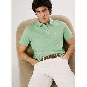 Pepe Jeans für Herren. PM542307 Neu Harper grünes Poloshirt (S), Lässig, Baumwolle, Kurzarm Pepe Jeans für Herren. PM542307 Neu Harper grünes Poloshirt (S), Lässig, Baumwolle, Kurzarm