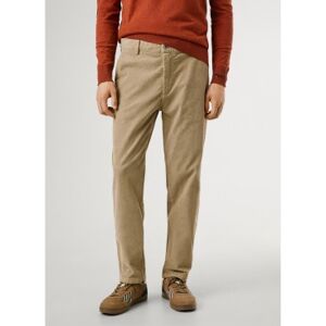 Pepe Jeans für Herren. PM2100003 Cordhose Regular Chino Hose beige (40), Lässig, Synthetisch Pepe Jeans für Herren. PM2100003 Cordhose Regular Chino Hose beige (40), Lässig, Synthetisch
