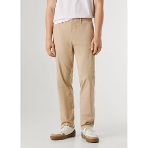 Pepe Jeans für Herren. PM2100073 Beige Schlanke Chino-Popeline-Hose (36), Lässig, Baumwolle Pepe Jeans für Herren. PM2100073 Beige Schlanke Chino-Popeline-Hose (36), Lässig, Baumwolle