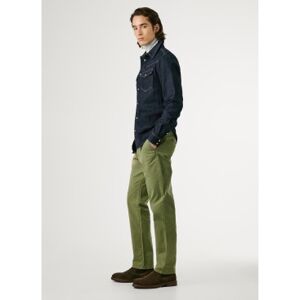 Pepe Jeans für Herren. PM2100013 Slim Chino Twill Hose grün (36), Lässig, Baumwolle Pepe Jeans für Herren. PM2100013 Slim Chino Twill Hose grün (36), Lässig, Baumwolle