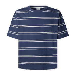 Pepe Jeans für Herren. PM5010300 Clark-T-Shirt, marineblau (M), Lässig, Baumwolle, Kurzarm Pepe Jeans für Herren. PM5010300 Clark-T-Shirt, marineblau (M), Lässig, Baumwolle, Kurzarm