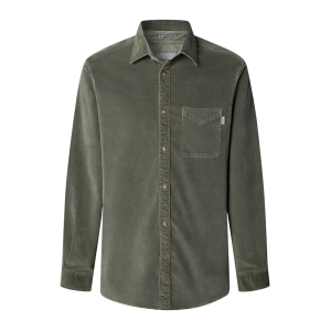 Pepe Jeans für Herren. PM3090844 Clayton grünes Hemd (L), Lässig, Baumwolle, Langarm Pepe Jeans für Herren. PM3090844 Clayton grünes Hemd (L), Lässig, Baumwolle, Langarm